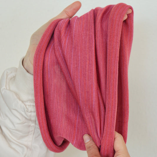Dusky Pink Merino Beanie Wrap - Shipped from Nevada USA