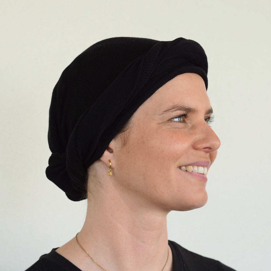 Black Turban / Head Wrap - Shipped from Nevada USA