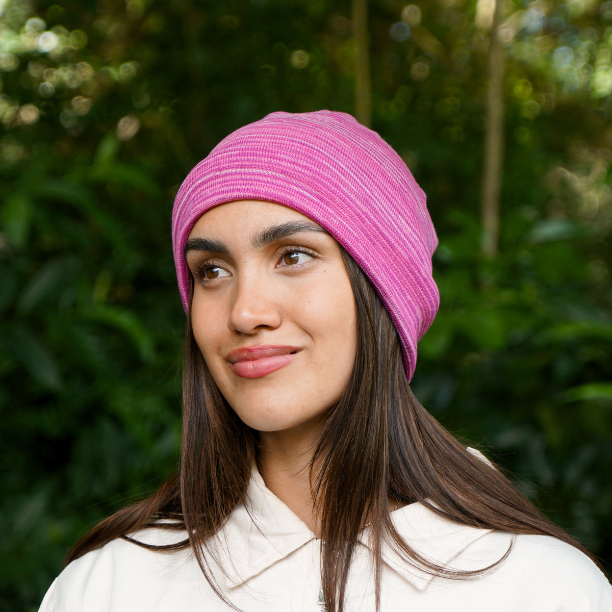 Cherry Blossom Merino Beanie Wrap - Shipped from Nevada USA