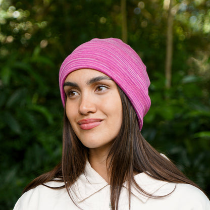 Cherry Blossom Merino Beanie Wrap - Shipped from Nevada USA