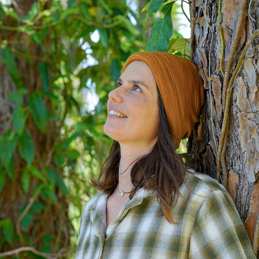 Marigold Merino Beanie Wrap - Ships from Nevada USA
