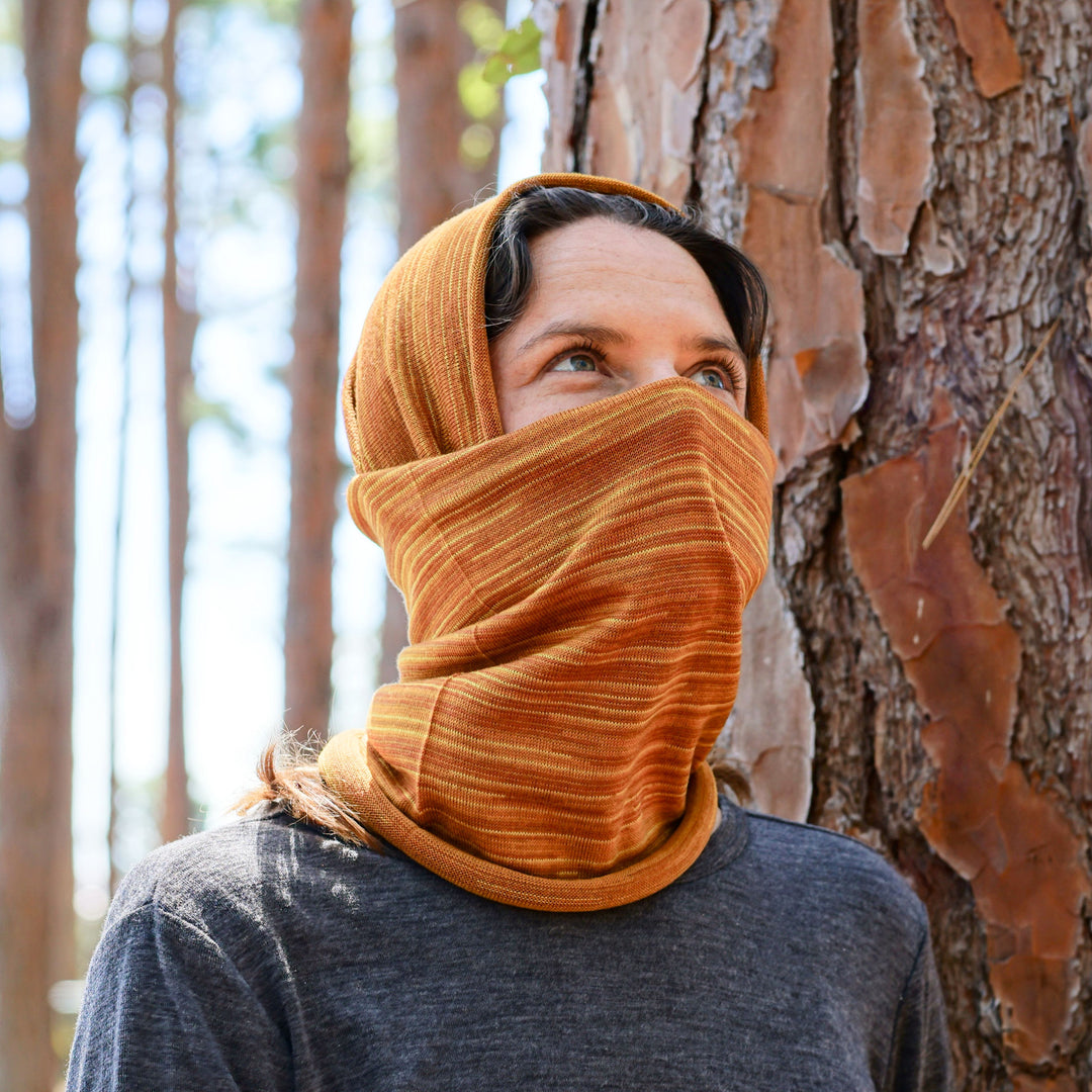 Marigold Merino Beanie Wrap - Ships from Nevada USA