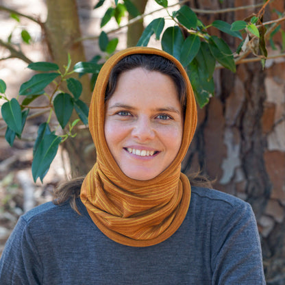 Marigold Merino Beanie Wrap - Ships from Nevada USA