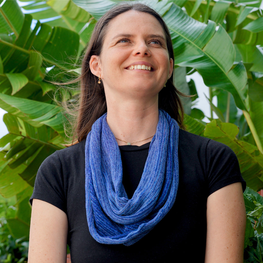 Denim Blue Turban / Head Wrap - Shipped from Nevada USA