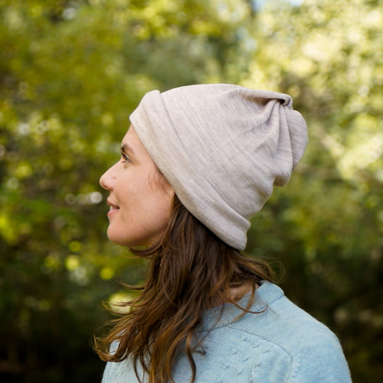 Sand Merino Beanie Wrap - Shipped from Nevada USA