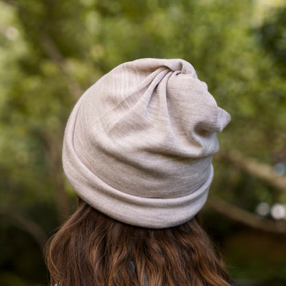 Sand Merino Beanie Wrap - Shipped from Nevada USA