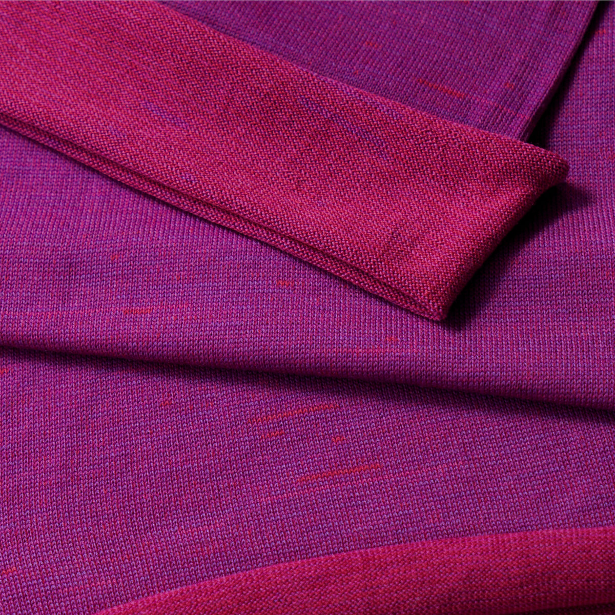 Fuchsia Reversible Merino Beanie Wrap - Shipped from Nevada USA