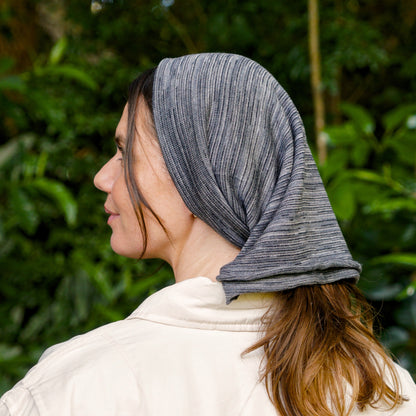 Grey Delight Merino Beanie Wrap - Shipped from Nevada USA