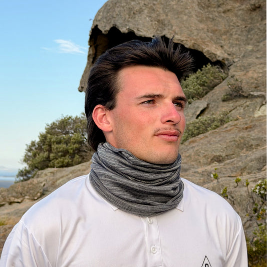 Grey Delight Merino Beanie Wrap - Shipped from Nevada USA