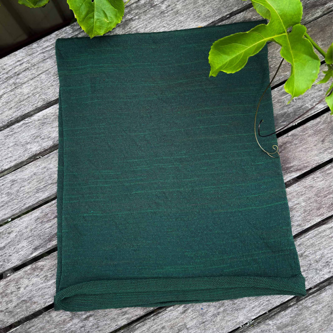 Forest Green Merino Beanie Wrap - Ships from Nevada USA