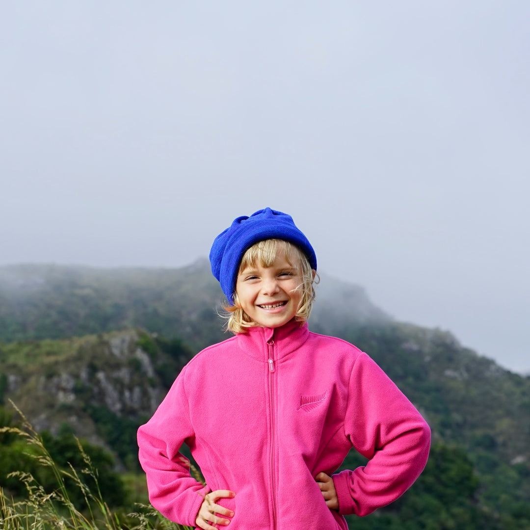 Lapis Blue Merino Beanie Wrap - Ships from Nevada USA