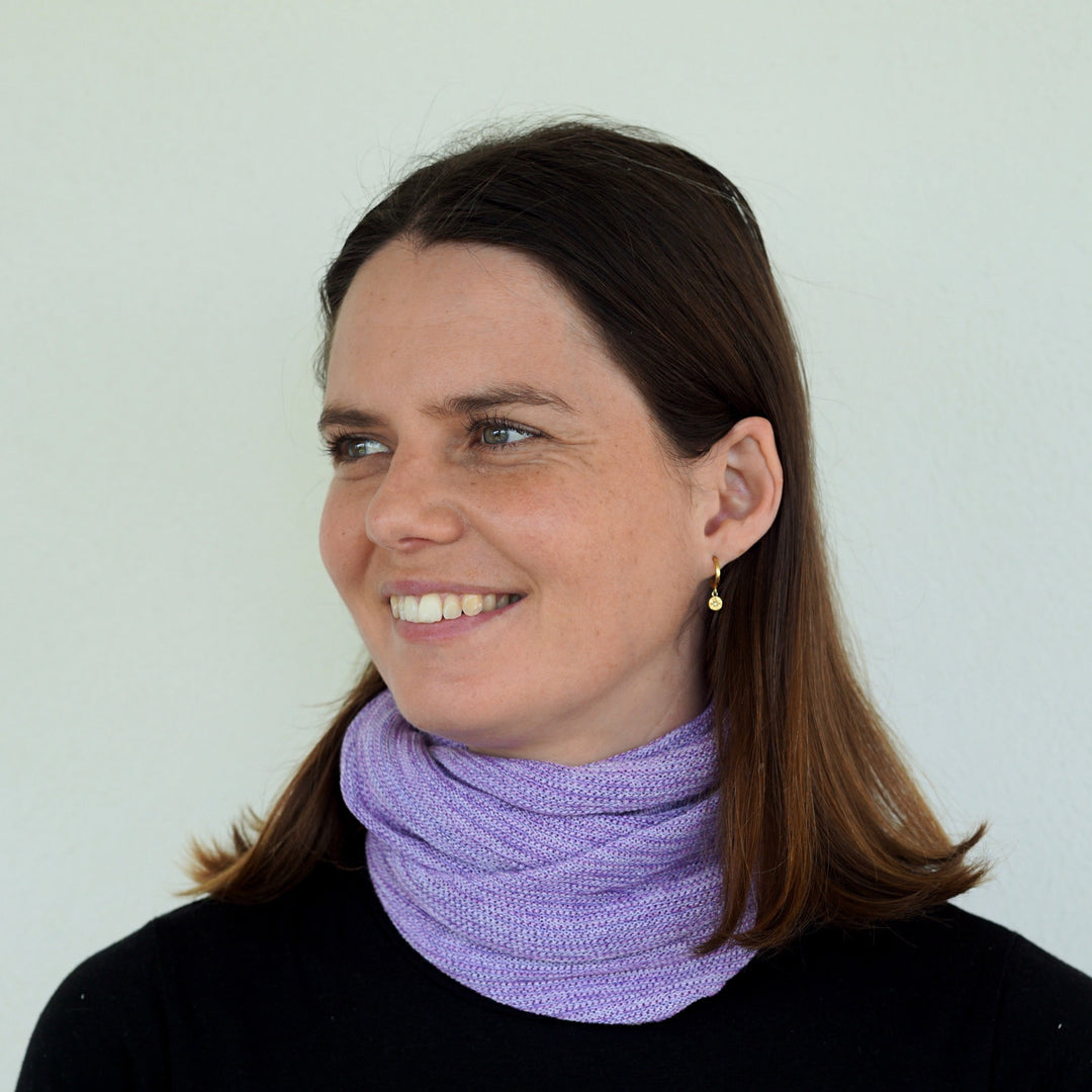 Lilac Cream Turban Wrap/ Head Wrap - Shipped from Nevada USA