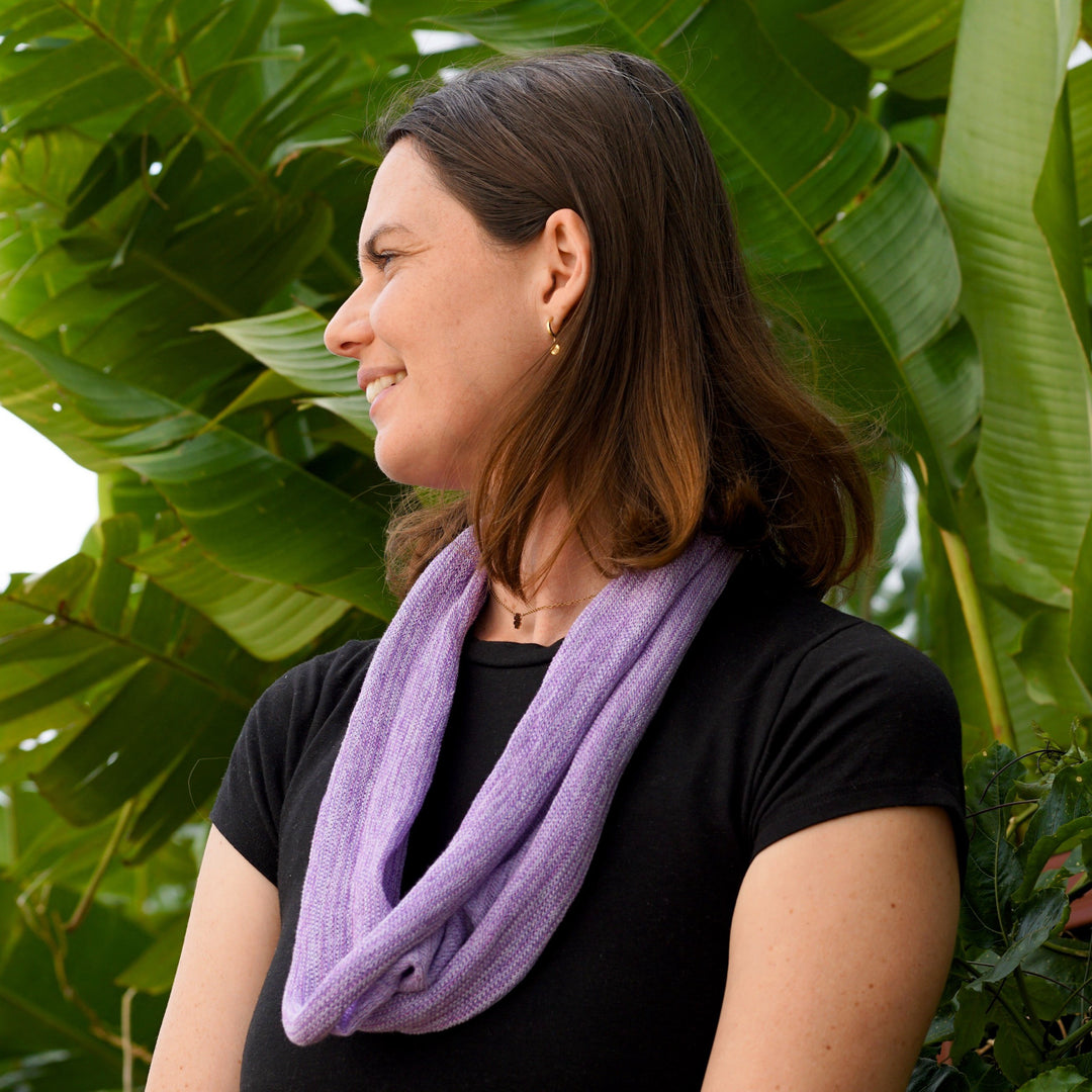 Lilac Cream Turban Wrap/ Head Wrap - Shipped from Nevada USA