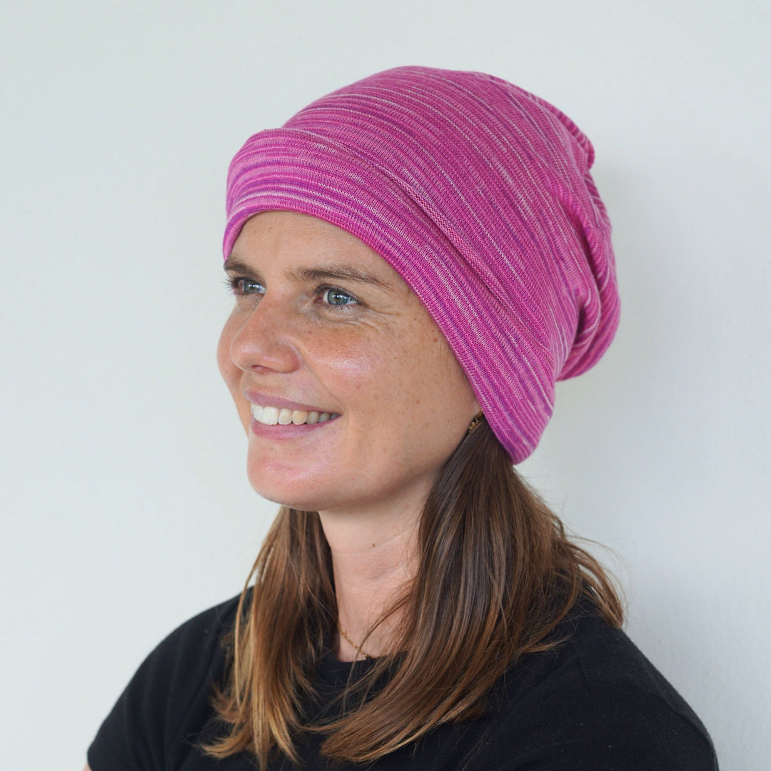Cherry Blossom Merino Beanie Wrap - Shipped from Nevada USA
