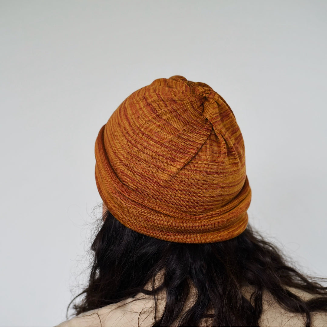 Mustard Tan Merino Beanie Wrap - Ships from Nevada USA