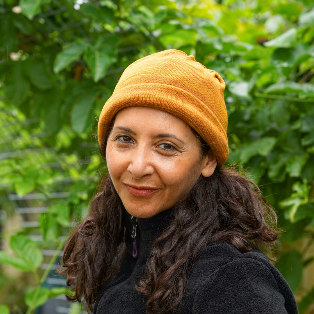 Marigold Merino Beanie Wrap - Ships from Nevada USA