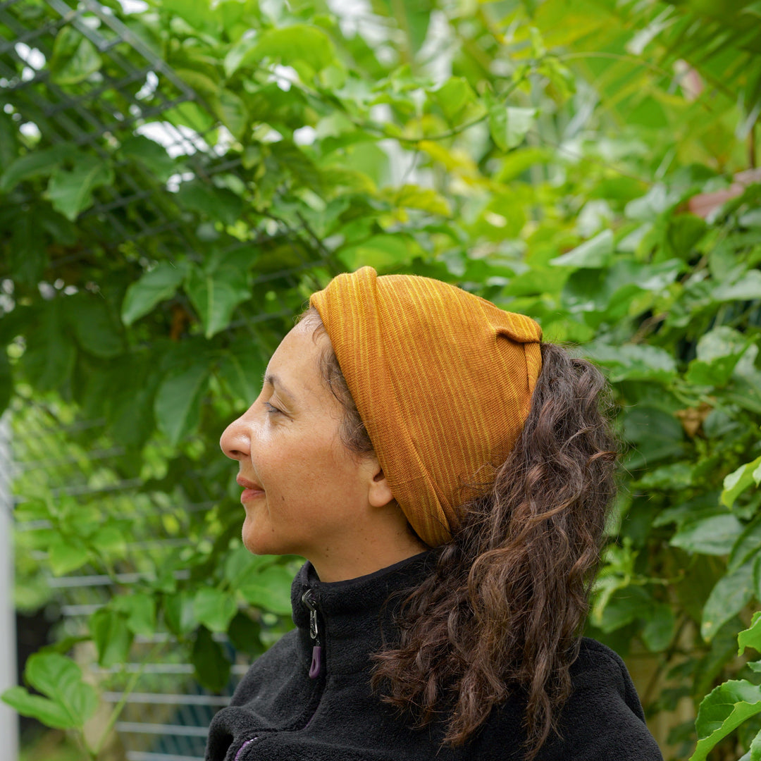 Marigold Merino Beanie Wrap - Ships from Nevada USA