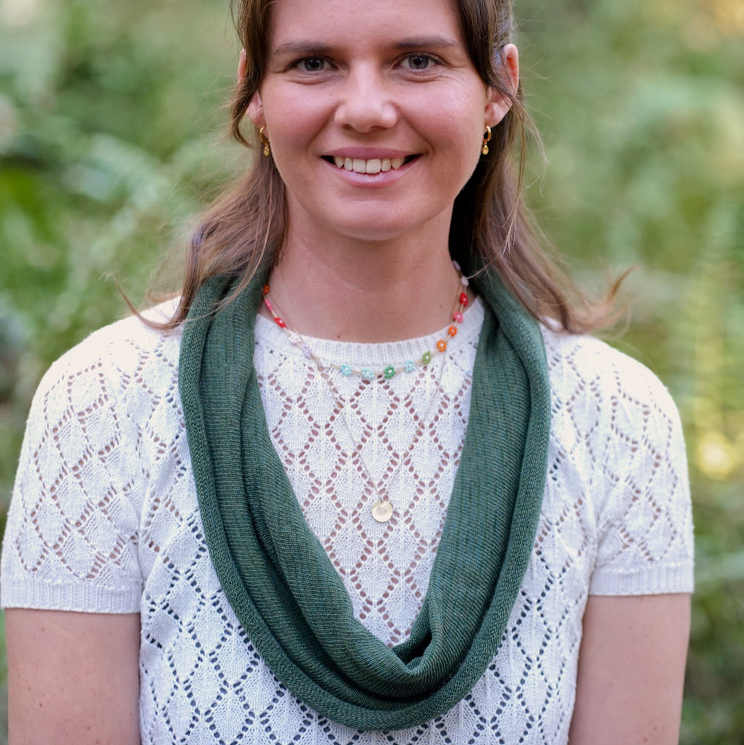 Olive Green Turban Wrap/ Head Wrap - Shipped from Nevada USA