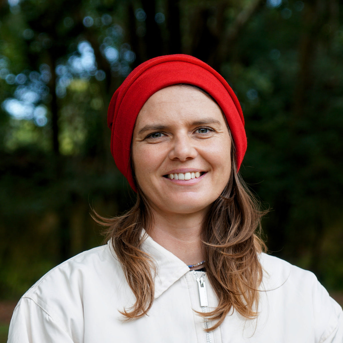 Rich Red Merino Beanie Wrap - Shipped from Nevada USA