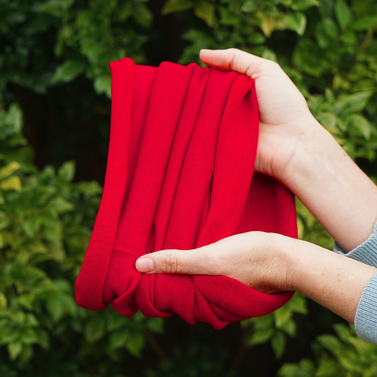 Rich Red Merino Beanie Wrap - Shipped from Nevada USA