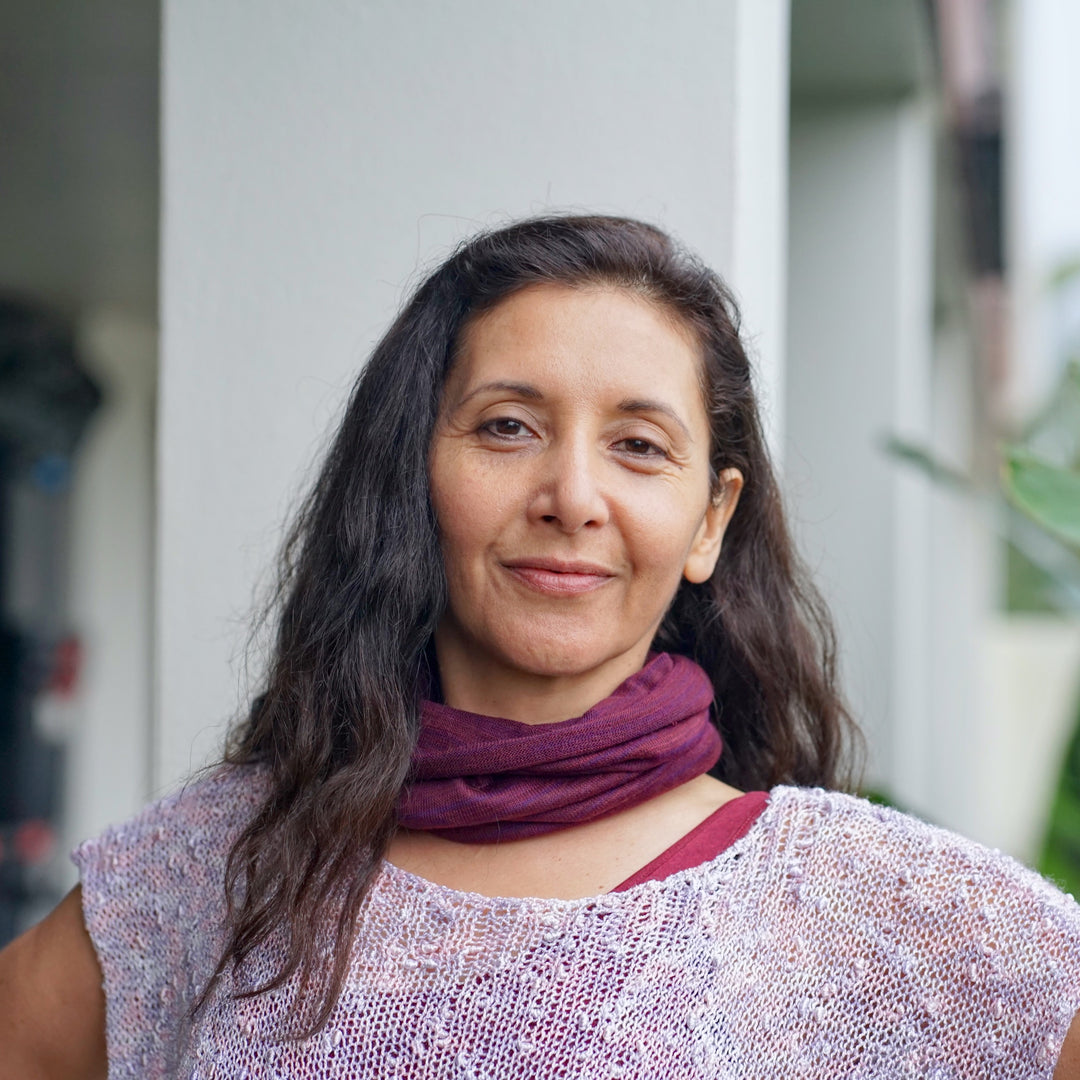 Rustic Plum Merino Beanie Wrap - Ships from Nevada USA