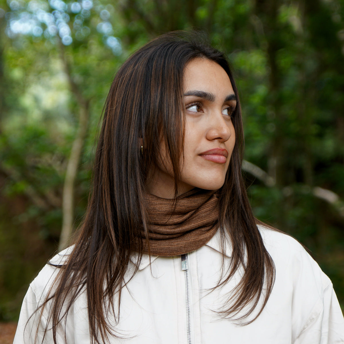 Tan Merino Beanie Wrap - Shipped from Nevada USA